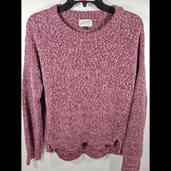 Universal Thread Sweaters - Universal Thread M Womens Knit Sweater Pink Red White Mixed Colors Size Medium